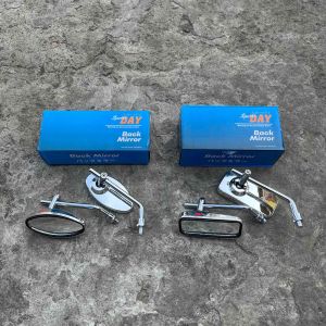 SPION MIRROR KACA PUTIH IMPORT DAY OVAL DAN KOTAK CLASSIC PNP CB GL MP TIGER