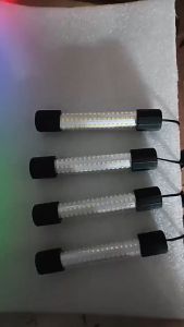 Ranpo 1200LM 5M LED Submersible Fishing Light Deep Drop Underwater Fish Lure Bait Finder Lamp Squid Attracting 12-24V White/Green/Blue
