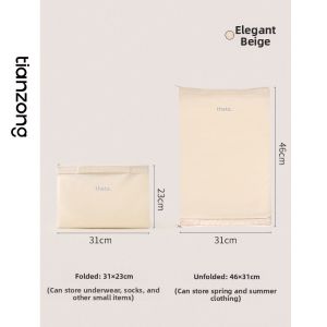 Travel Dirty Clothes Separation Organizer Large Capacity Double Layer
