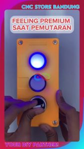 Selector Switch 3 Posisi 22mm LA38-20X3 ON-OFF-ON 2NO LA39 SAKLAR PUTAR PANEL POWER SWITCH