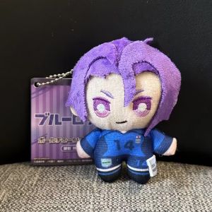 10cm Blue Lock Plush Toy Stuffed Game Anime Figure Dolls KeyChain Pendant Backpack Charm Anime Peripheral Creative Birthday Gift