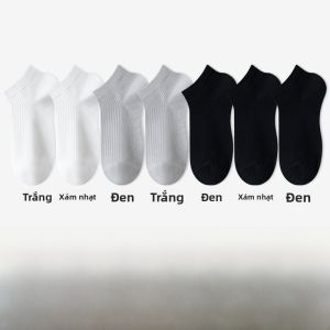 MiiOW | Tất thể thao nam chống trượt thấm hút mồ hôi thoáng khí kháng khuẩn MiiOW Cat Man Tất ngắn thoáng khí cotton chống trượt