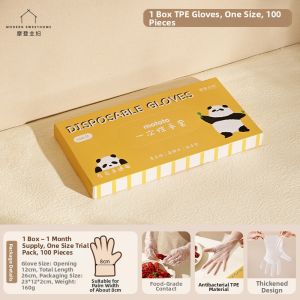 MODERN SWEETHOME | Food Grade Disposable Kitchen Gloves Thickening
