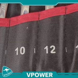 ถูกทุกวัน VPOWER V-817F ประแจแหวนฟรีข้าง พับได้ 7ชิ้น (8-19 มม.)