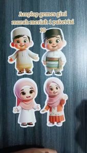 (GROSIR) Amplop Lebaran Viral Amplop Peluk 3D Karakter Amplop Lebaran Aesthetic GROSIR RESELLER
