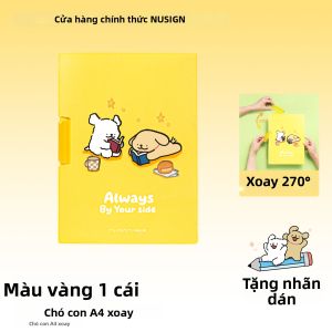 Nusign | Thư Mục Tập A4 Đa Năng Có Thể Xoay Hai Mặt