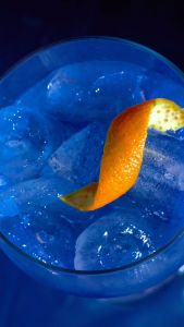 Blue Lagoon Syrup Delifru 500 ml - Sirup Jeruk Biru Premium