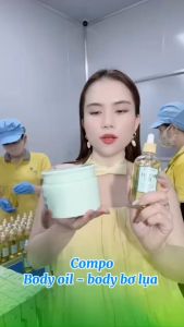 Bộ Kem Sica White Body Lụa 220gr + Body Oil 100ml - Hỗ trợ sáng hồng da Dưỡng Da Body Dưỡng Body Nữ - MINHDANG19 - MINHDANG_19