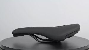 Breathable Comfort Bike Saddle -PU Leather Bicycle Seat for Most Bikes Universal Replacement for Men & Women