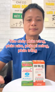 Cặp Eco Tril 10%(20ml-100ml)+Trisulfa(20ml-100ml) Tiêu chảy phân vàng phân xám phân bùn xi măng phân trắng dùng trong Thú Y