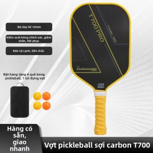 JIEKESAI | Vợt Pickleball Chuyên Nghiệp T700 Carbon Fiber Huấn Luyện Thi Đấu