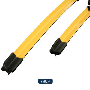 For BMW 5 Series E60 E61 2003-2010 2004 2005 2006 2007 2008 2009 2pcs Front Windshield Windscreen Wiper Blades Red Blue