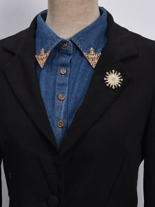 Same Style Asterism Brooch for Men and Women High-End Corsage Ins Trendy Personalized Suit Pin Pendant Minimalist Coat Accessories