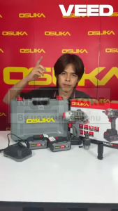 🔥รุ่นปี2025 ส่งด่วน🔥 บล็อกไร้สาย Osuka OSID520 (แบต2ก้อน +กล่องพลาสติก) / OSID-LT520 (แบต1ก้อน กล่องกระดาษ) บล็อกไฟฟ้า