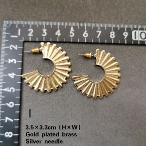 DaVee | Vintage Rhinestones earrings Colorful gemstone stud pearl earrings Resin shell bohemian earrings