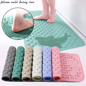 1pc Dolphin Rectangular Non-Slip Mat 35*70cm PVC Anti-skip Bath Mats for Bathroom Massage Bathtub Mat Safe Rugs Foot Mats