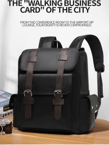 JIFANPAUL | English Retro Style Spacious Travel Backpack Men