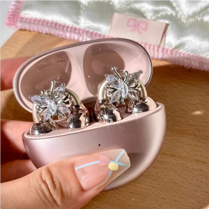 Phụ Kiện Tai Nghe Đính Kim Cương Nhỏ Thanh Lịch Cho Freeclip Đai Thắt Nút Bướm Phụ Kiện Trang Sức Hoạt Hình Cho Nữ