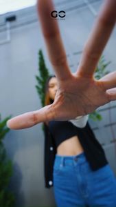 GOJINIEJEANS - Highwaist Cullotes Comfort Jeans Medium Blue - 6044 - CULLOTES COMFORT