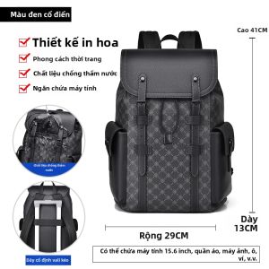 Balo Nam Kinh Doanh Dung Lượng Lớn 14-inch Laptop