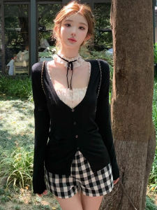 CHOUXIE | Spring Attractive Knitted Cardigan Two-Piece Set