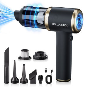 HELLOLEIBOO Car Wireless Vacuum Cleaner LT-132 Powerful Motor 5000Pa Suction 4000mAh Long Long endurance With 6 Major Accessories Portable Wireless Vacuum Cleaner
