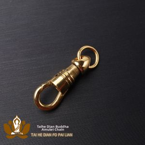 Thai Amulets Chain Accessories 360 Degrees Rotate Olecranon Buckle 18K Gilding Titanium Steel No Fading Eagle Hooks Necklace Diy