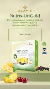 Alavie Nutrix-UriGold 15s 天然消炎消肿抗尿酸痛风专用营养饮 *Gout Uric Acid Knee Pain Joint Supplements Inflammation*