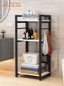 VNH-515 Kệ khung sắt sơn tĩnh điện dùng trong nhà tắm nhà bếp...sử dụng đa năng tiện ích 3 tầng 4 tầng