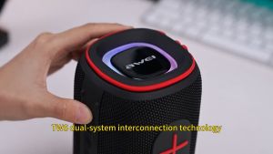 Awei KA9 Wireless Speaker RGB Outdoor Speaker Portable Hifi High Quality Sound TF Card USB Mini Awei Speaker Awei Bluetooth Speaker