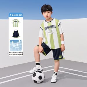 zosee | Sweat-Wicking Quick-Dry Breathable Childrens Soccer Uniform Set