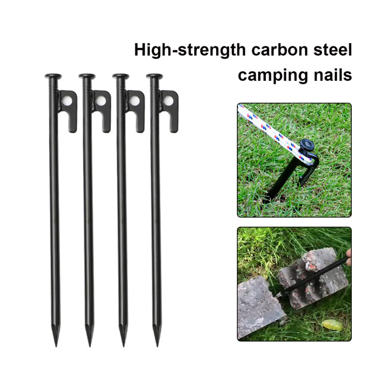 20/30/40CM Camping Tent Nail Peg Steel Tent Pegs Tent Accessories