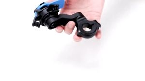 MOFOX Universal Motorcycle Adaptors Vibration Dampener Bicycle Phone Holder Motorcycle Adjustable Handlebar Mount Cradle Bicycle Rearview Mirror Expander Push Lock