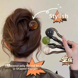 Elegant U-shaped Hairpin Simple and High-end Daily Wear