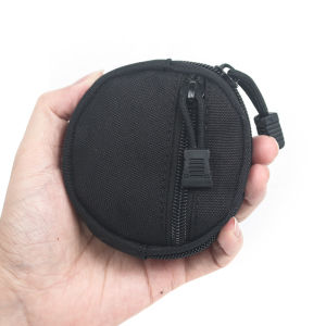 กระเป๋าใส่เหรียญทรงกลมผ้าใบแบบออริจินัลกระเป๋าแขวนกระเป๋าคาดเอวใบเล็กกระเป๋าใส่บัตรกระเป๋าเงินใบเล็กกระเป๋าคาดเอวใส่เข็มขัดหนัง