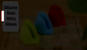 FYBEE Silicone Oven Mitts Anti-scalding Pot Holder Gloves Heat Resistant Glove Clips Kitchen Gloves