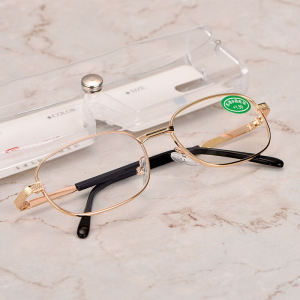 High Definition Crystal Reading Glasses for Men And Women Ultra Light Clear Glass Lens Elderly Reading Glasses Byza Brand