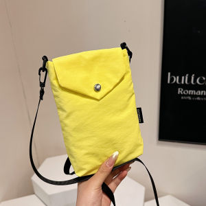 Túi Đeo Vai Mini Kiểu Nhật Bản Đơn Giản Túi Đeo Chéo Túi Cầm Tay Đi Dạo Trẻ Em Dung Tích Lớn Điện Thoại Di Động Túi Đeo Chéo