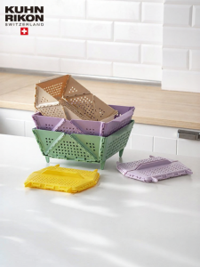 Kuhn Rikon | Foldable Storage Basket Fruit Drainer Kitchen Utensil Drying Rack