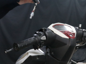ZX-H3475 Universal Motorcycle with LED Light Rear View Mirror Accessories Scooter Modified Rear View Mirror Parts