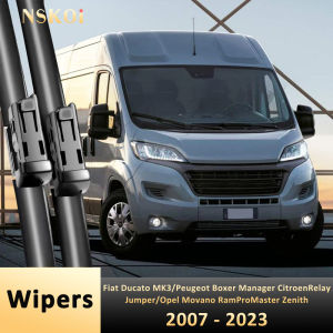 Front Wiper Blade For Fiat Ducato III MK3 Peugeot Boxer Manager Citroen Relay Jumper Opel Vauxhall Movano 2007 - 2023