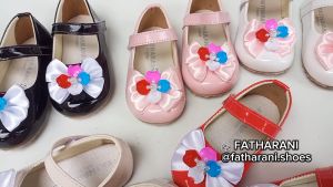 FATHARANI Sepatu Pesta Anak Perempuan Kasual Kekinian Balet Poxing