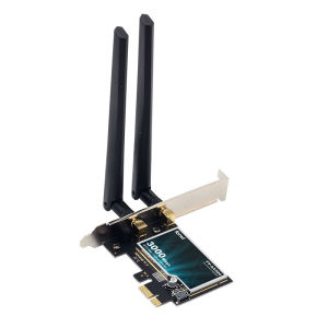WiFi6 AX200 PCIe WiFi Card Bluetooth 5.2 AC1200 Bộ Điều Hợp Không Dây Băng Tần Kép 2.4G/5G Cho Máy Tính Để Bàn PC Windows 10/11 Nâng Cấp Mạng Tốc Độ Cao
