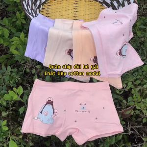 Set 2 quần chíp đùi bé gái CoandCom họa tiết xinh xắn mềm mịn thông thoáng CDG020-2