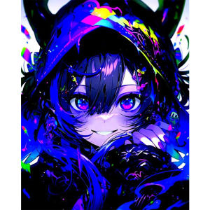 KAYOU | Acrylic Paint By Numbers Cute Anime Series Painting By Numbers on Canvas Coloring By Number for Adults Paint Digital Art
