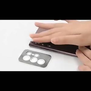 Metal Ring Tempered Glass Camera Lens Screen Protector Case for Samsung Galaxy S25 Ultra S24 Ultra S22 Ultra S23 Ultra 5G Ecran Cover