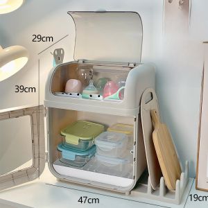 Baby Bedside Hanging Basket Diaper Storage Box Organizer Rack Plastic No-Drill Installation for Home Use Bedside Space Saver