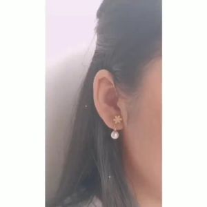 Anting Tindik Titanium Wanita Anti Karat & Anti Luntur