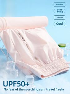 Woodpecker Casual Pants for Women Ice Silk Quick-Drying Summer New Arrival Sports Thin Section Ankle-Tied Loose Cropped Pants Children