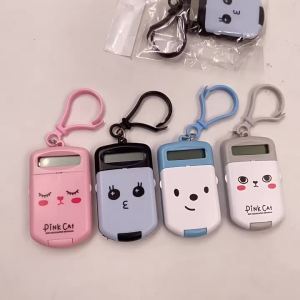 🔥chageey👍 Portable Mini Cute Calculator Pocket Creative Keychain Emoji Calculator for Students